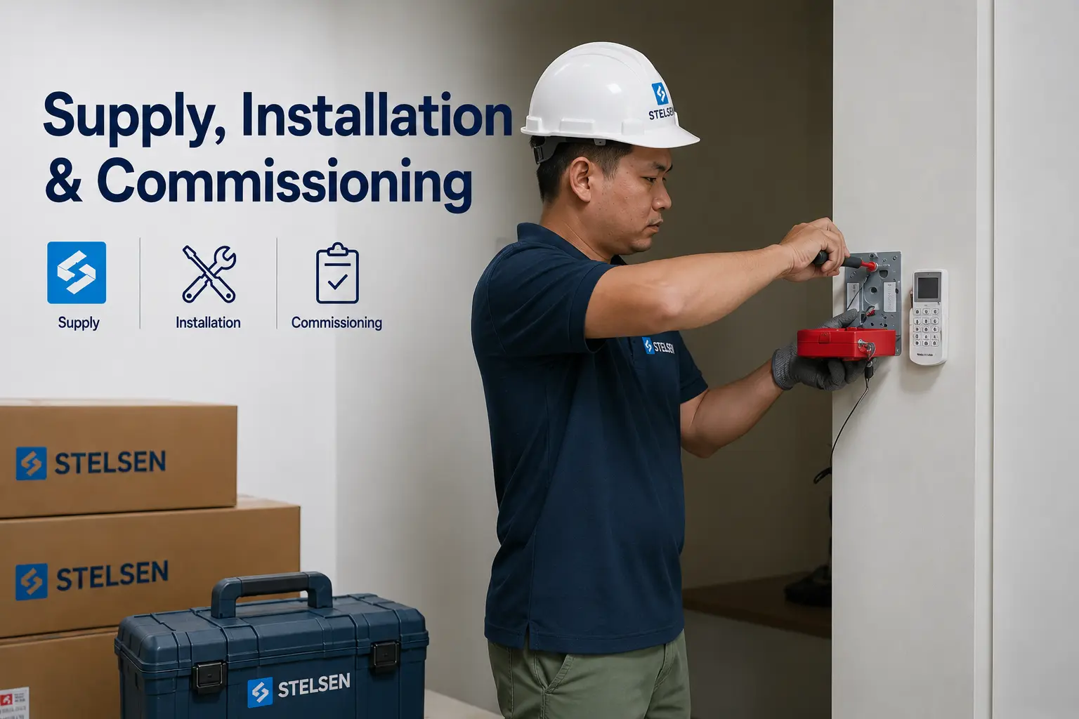 Stelsen supply and installation team